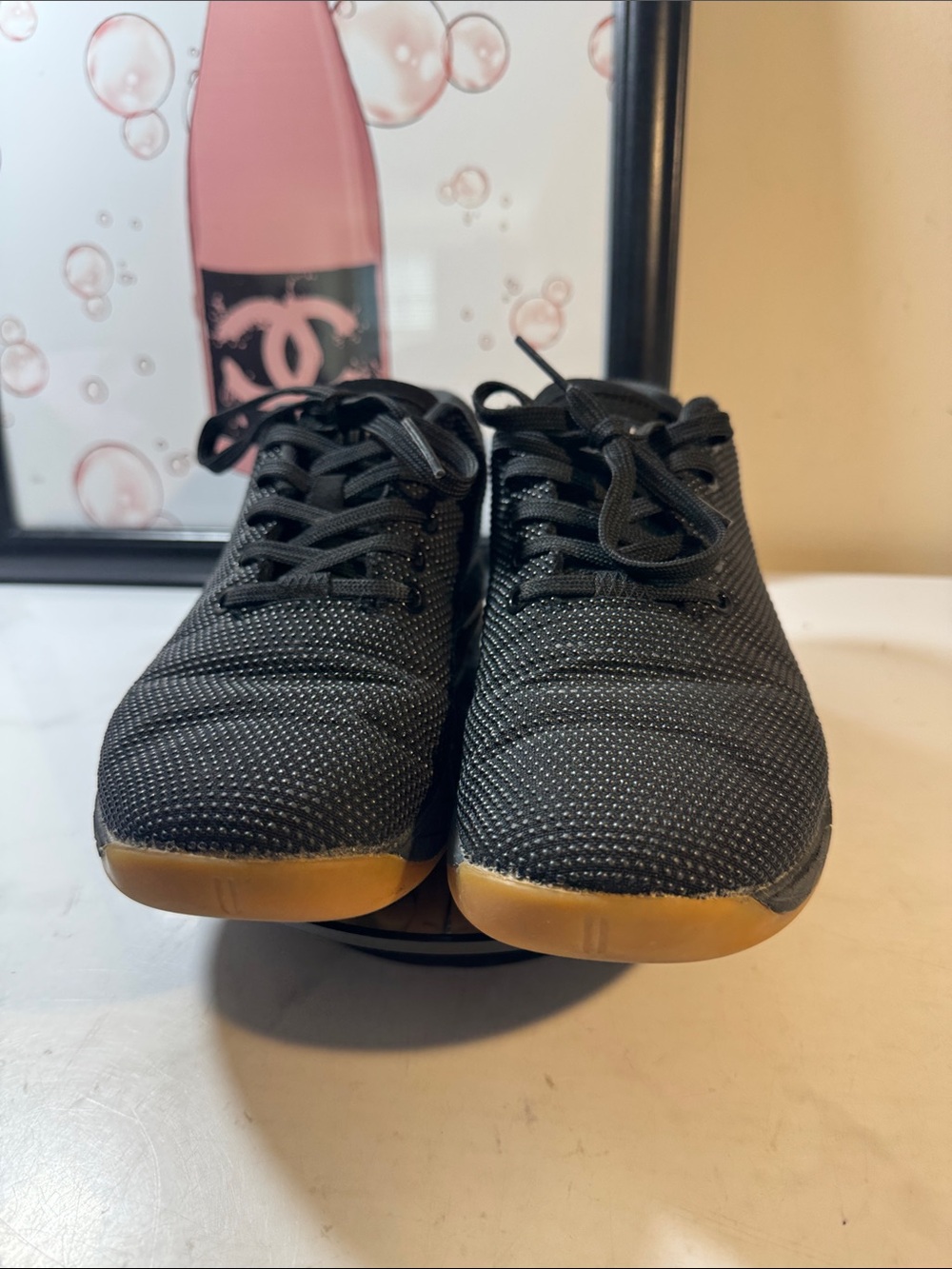 NOBULL Unisex Outerwork Black Training Shoes w/Gum Sole - Size M6.5 / W8 - Picture 3 of 10